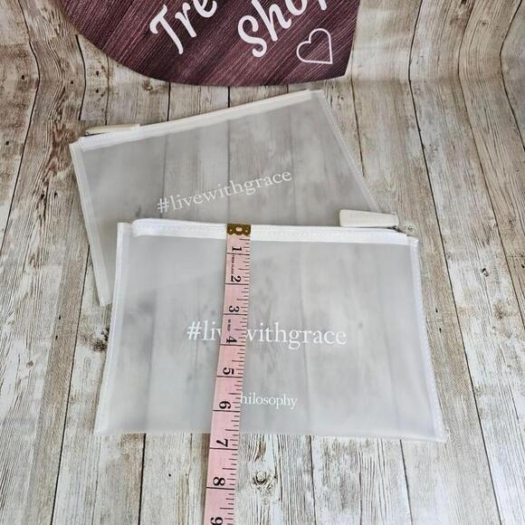 Philosophy Clear Makeup Bags - Picture 3 of 4